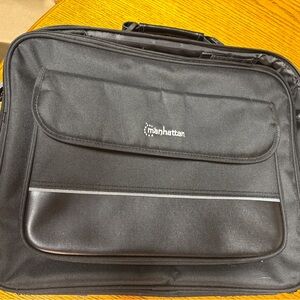 Manhattan Black Laptop Bag -